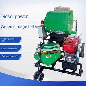 Presse à balles pour ensilage agricole Machine à emballer et à couper le fourrage Machine à emballer la presse à balles rondes pour l'alimentation animale et le maïs - Product Image 2