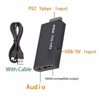Convertisseur audio-vidéo PS2 vers HDMI 480i/480p/576i avec sortie audio 3,5 mm, prend en charge tous les modes d'affichage PS2 vers HD