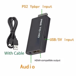 Convertisseur audio-vidéo <span class=keywords><strong>PS2</strong></span> vers <span class=keywords><strong>HDMI</strong></span> 480i/480p/576i avec sortie audio 3,5 mm, prend en charge tous les modes d'affichage <span class=keywords><strong>PS2</strong></span> vers HD - Product Image 3
