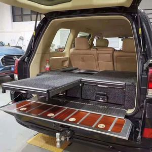 ระบบลิ้นชักคู่ VRD4X4 คุณภาพสูง ป้องกันการสั่นสะเทือน สำหรับรถยนต์โตโยต้าแลนด์ครุยเซอร์ ซีรีส์ 200 และ Lexus LX570 ระบบลิ้นชักอัลติเมท โซลูชั่นการจัดเก็บ - Product Image 2