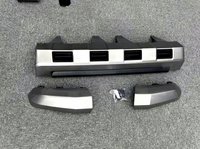 Protection de pare-chocs avant/arrière et cache-moteur YBJ pour PRADO LC250, protection d'angle en métal et plastique noir pour 2024-2027