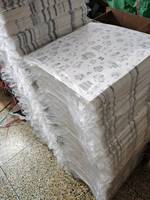 Emballages personnalisables pour sandwichs et burgers, résistants à l'huile, recyclables, en papier couché, pour la vente à emporter, avec support pour logo de marque