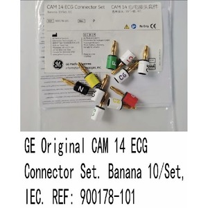 Conector Tipo Banana Metálico Estándar Europeo para Máquina de ECG GE Genuine CAM14 Serie MAC5000, 10 Piezas/Juego - Product Image 4