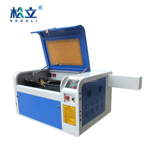 Mini grabador láser CNC CO2 portátil <span class=keywords><strong>de</strong></span> 60W, <span class=keywords><strong>cortador</strong></span> láser <span class=keywords><strong>de</strong></span> escritorio para piedra acrílica, Metal, plástico, vidrio, caucho, MDF para pequeños - Product Image 2