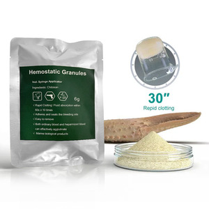 CE/ISO инъекционный хитозан гемостат порошок | Гранулы 60s для быстрого свертывания при сильном кровотечении, стерильные медицинские - Product Image 2