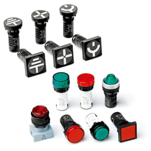 Lampe indicatrice rouge à montage sur panneau, AC DC 24V 3A, IP65, boîtier en plastique étanche, utilisation dans les armoires de commande - Product Image 3