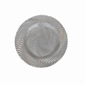 Assiettes de présentation K11 pour mariage, 33 cm (13 pouces), motif dragon python coloré électroplaqué, en verre, rouge et vert, écologiques - Product Image 4