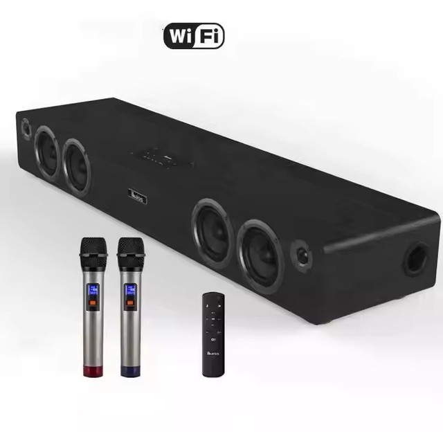Vofull High Quality Soundbar Soundbar Bluetooth Speaker Hi-Fi Sound Bar System  Passive Sound Bar Speaker