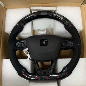 Volante de Fibra de Carbono Forjado para Seat León <span class=keywords><strong>Cupra</strong></span> 2013 2015 2016 2018 2019 - Product Image 6