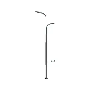 Customized solar decorative outdoor street light pole design