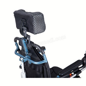 Fauteuil roulant de voyage léger en fibre de carbone Fauteuil roulant léger inclinable pour senior pliant automatique Silla De Ruedas Electrica - Product Image 6