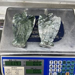 Ingrosso grande venditore prodotti spirituali di cristallo naturale muschio agata angelo intaglio per la decorazione - Product Image 6