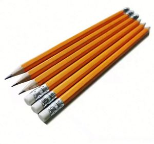 Crayon en bois avec gomme, graphite HB 2, motif hexagonal, dureté 2B, mine colorée, ensemble de dessin pour enfants, emballage promotionnel - Product Image 2