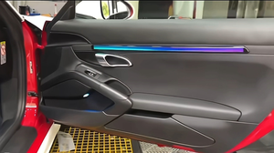 SJC 64 couleurs, éclairage ambiant dynamique pour voiture, pour <span class=keywords><strong>Porsche</strong></span> 2016-2023, modèles 718, éclairage intérieur de voiture, accessoires de décoration de voiture - Product Image 3