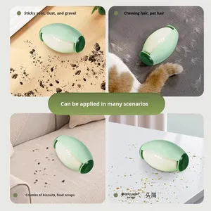 Rodillo Quitapelusas y Removedor de Pelusas de Plástico Lavable y Ecológico para Uso Doméstico, Potente <span class=keywords><strong>Limpiador</strong></span> de Polvo para Ropa y Cabello - Product Image 3
