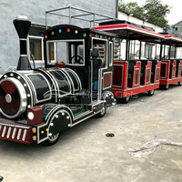 Train sans rails pour parcs d'attractions, fêtes foraines, parcs touristiques et visites de sites, à vendre