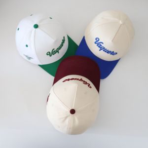 Gorra de Béisbol de 5 Paneles Personalizada con Bordado, Estilo Deportivo con Logotipo Impreso en Dos Tonos, Gorra de Béisbol Moderna sin Estampado - Product Image 2
