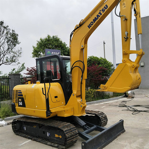 מיני מחפר זחלי משומש קומטסו PC56-7 5 טון, EPA CE, מחפר קטן יד שנייה עם חלקים מקוריים של היצרן לעבודות עפר. - Product Image 2