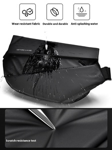 男性用大容量ナイロンチェストバッグファッショナブルな多機能防水クロスボディショルダー屋外通勤レジャー - Product Image 5