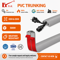 Protector de Cables de Grado Comercial, PVC Antideslizante y Resistente al Desgaste, Protección para Cables en el Suelo para Oficinas, Escuelas, Hospitales y Pasillos Públicos