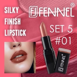 FENNEL Silky Finish <b>Lipstick</b> Shiny Lip Private Label Hydrating <b>Lipstick</b> Long Lasting Easy To Create Natural Looks Silky Satin - Product Image 2