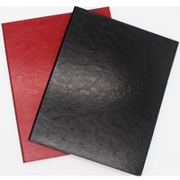 Couverture de menu plate en cuir PU A4 à 2 pages avec languettes d'angle pour café et restaurant, haute qualité, fabriqué par Yimi