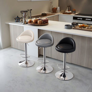 Chaises <span class=keywords><strong>de</strong></span> <span class=keywords><strong>bar</strong></span> commerciales, design en cuir, chaises <span class=keywords><strong>de</strong></span> <span class=keywords><strong>bar</strong></span> modernes, style nordique, chaises <span class=keywords><strong>de</strong></span> cuisine, restaurant, base stable, chaises <span class=keywords><strong>de</strong></span> <span class=keywords><strong>bar</strong></span> douces - Product Image 2