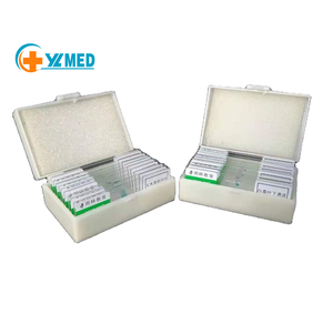Ressources pédagogiques, matériel éducatif, équipement médical, accessoires scolaires et médicaux de haute qualité, lames préparées dans une boîte en plastique - Product Image 1