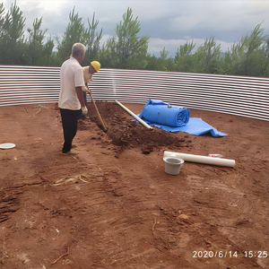 Tanque de Cultivo de Tilapia Móvil para Interiores/Exteriores, Equipo de Acero Galvanizado y PVC, Marca YUNMA YUN001, 5m-1000m, Gran Venta - Product Image 6