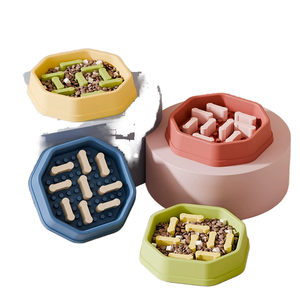 Comedero Lento Automático Anti-Asfixia para Perros, Nivel de Dificultad Ajustable, Diseño Anti-Caída, Material Plástico para Viajes - Product Image 1