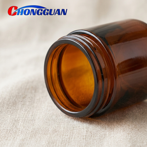 Botol Salep Kaca Coklat Tertutup Rapat, Wadah Obat Tradisional Cina untuk Krim Wajah & Mata 100mL, Wadah Kosmetik - Product Image 4
