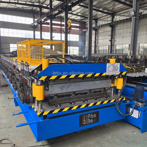 2025 tốt nhất hai lớp tráng men ngói cuộn tạo thành máy gạch máy móc kim loại Roof tấm tráng men ngói Máy làm - Product Image 4