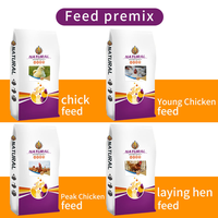 Additif alimentaire Booster pour poulets de chair Prémélange avec vitamines de croissance accrue pour animaux Additifs alimentaires pour améliorer la croissance