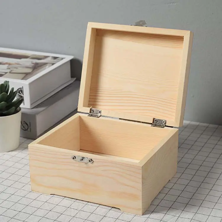 Boîte cadeau en bois pour emballage de gâteaux, boîte en bois avec logo gravé, boîte de luxe