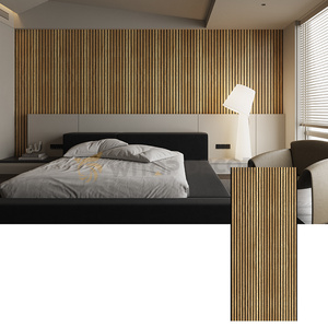 แผ่นไม้แผ่นผนังผลิตขึ้นอ<span class=keywords><strong>ย</strong></span>่างระมัดระวังแผ่นไม้ MDF พร้อมแผงอะคูสติกสัตว์เลี้ยงอ<span class=keywords><strong>ย</strong></span>่างยั่งยืนแผงอะคูสติก - Product Image 5