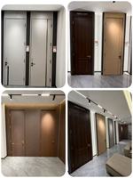Puertas Interiores de Polímero para Hogar, Habitación Residencial, Apertura Lateral, Decoración Moderna, Bisagras para Puertas y Ventanas de Escuela