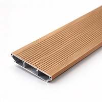 Planche de terrasse en aluminium composite résistant aux intempéries et ignifuge, plancher en aluminium co-extrudé