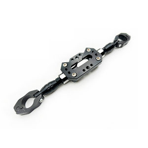 Support d'extension de <span class=keywords><strong>guidon</strong></span> de <span class=keywords><strong>moto</strong></span> modifié, barre transversale renforcée avec plaque sculptée, barre d'équilibrage - Product Image 1