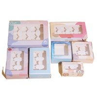 Cajas para Cupcakes y Muffins al por Mayor, Disponibles en Stock, de Grado Alimenticio, con Ventana Transparente Reforzada, para 2-4-6-12 Unidades; Cajas para Empacar Cupcakes
