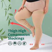 Bas de compression graduée 20-30 mmHg pour varices, œdèmes, voyages et voyages en avion – En stock