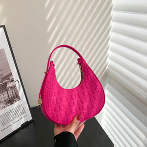Círculo Pu cuero mujer bolsos de mano moda bolso de hombro señoras monedero y bolso femenino - Product Image 5