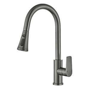 Robinet de cuisine extensible pour lave-vaisselle domestique, anti-éclaboussures, eau chaude et froide, robinet en aluminium spatial - Product Image 1