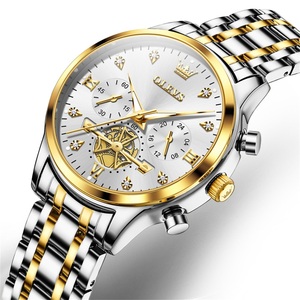 Pour OLEVS 2897 femmes montres à Quartz en acier inoxydable étanche diamant Design montres-bracelets Logo personnalisé <span class=keywords><strong>montre</strong></span> pour dame Rejoles Ma - Product Image 1