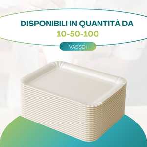 Vassoio di carta usa e getta 34,5x26,5 cm per dolci, pasticcini, piatti rustici, misura 7 - Product Image 5