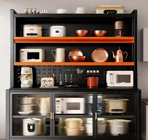 Étagère <span class=keywords><strong>de</strong></span> rangement <span class=keywords><strong>de</strong></span> <span class=keywords><strong>cuisine</strong></span> multifonctionnelle à plusieurs niveaux, <span class=keywords><strong>de</strong></span> style nouveau 2025, <span class=keywords><strong>de</strong></span> haute qualité, pour <span class=keywords><strong>four</strong></span> à <span class=keywords><strong>micro</strong></span>-ondes, pot, bol, sur pied - Product Image 4