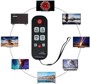 Control Remoto Universal A-TV10 para Personas Mayores, Control Remoto Simple a Prueba de Agua con Luz LED para Todos los Modelos de TV, Botones Grandes - Product Image 2
