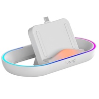 Station de charge PG-P5P02 pour console de jeu PS5 Portal avec support de chargeur lumineux RGB pour accessoires de jeu PS Portal