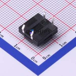 TS-1010DGD-BR05026 Tactile Switch Through hole-4P,12x12mm Switch Single Pole Single Throw Round Button 2.6N Through Hole - Product Image 2