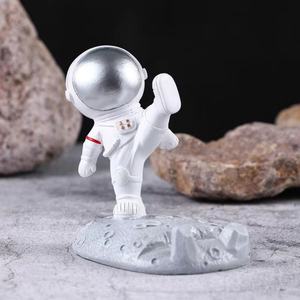Ornements d'astronautes en résine, support universel pour téléphone portable, support de téléphone portable, jouets, décoration de bureau à domicile, fête d'anniversaire - Product Image 2