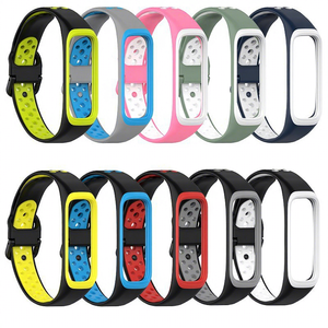 <span class=keywords><strong>Bracelet</strong></span> de sport en caoutchouc souple Trendybay pour Galaxy <span class=keywords><strong>Fit</strong></span> <span class=keywords><strong>2</strong></span> SM-R220, <span class=keywords><strong>bracelet</strong></span> de remplacement pour montre, accessoires pour Galaxy - Product Image 1